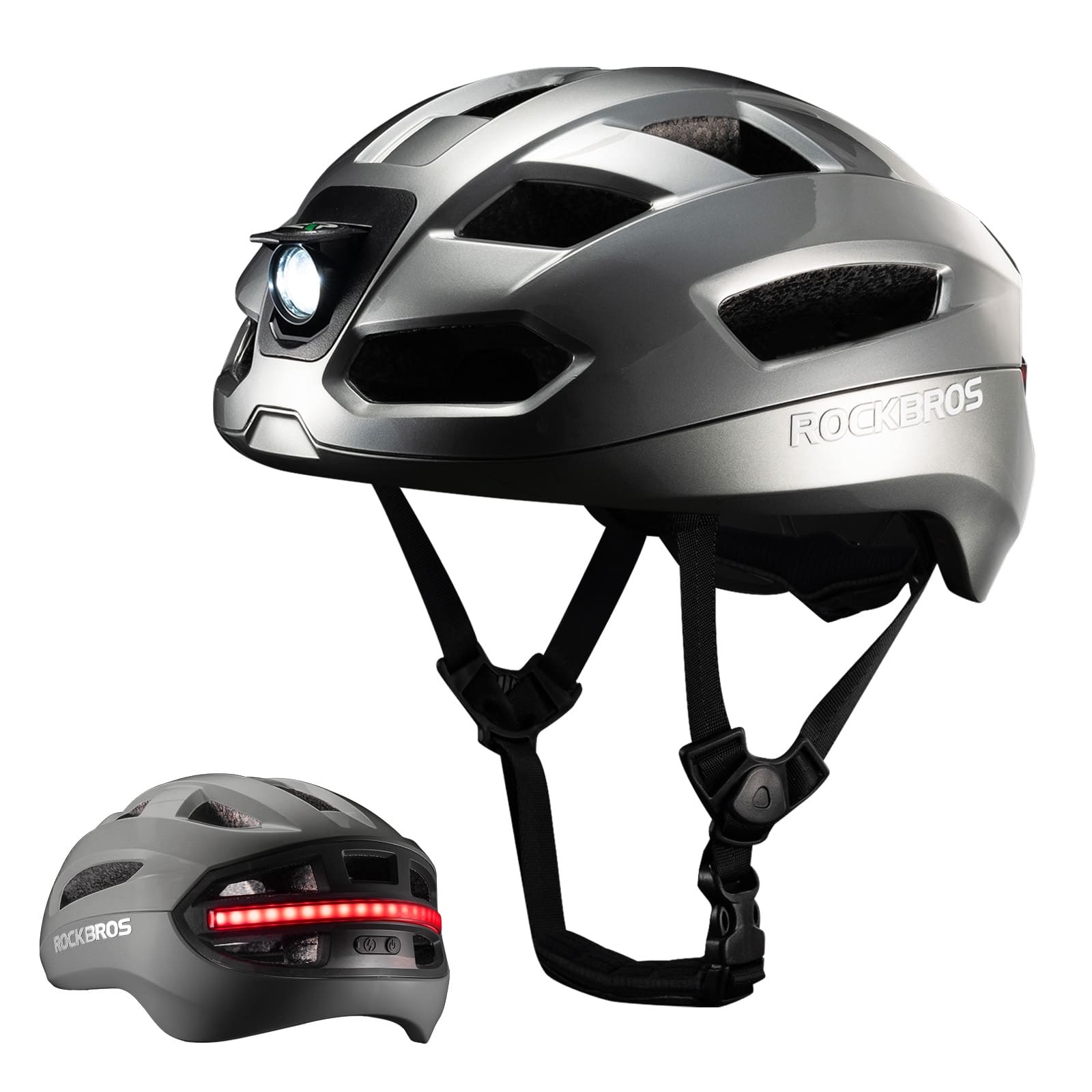 Smart Fahrradhelm mit Licht - ROCKBROS-EU