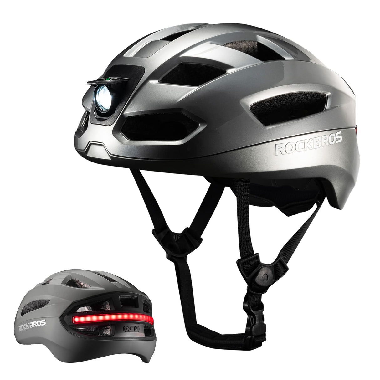 Smart Fahrradhelm mit Licht - ROCKBROS-EU