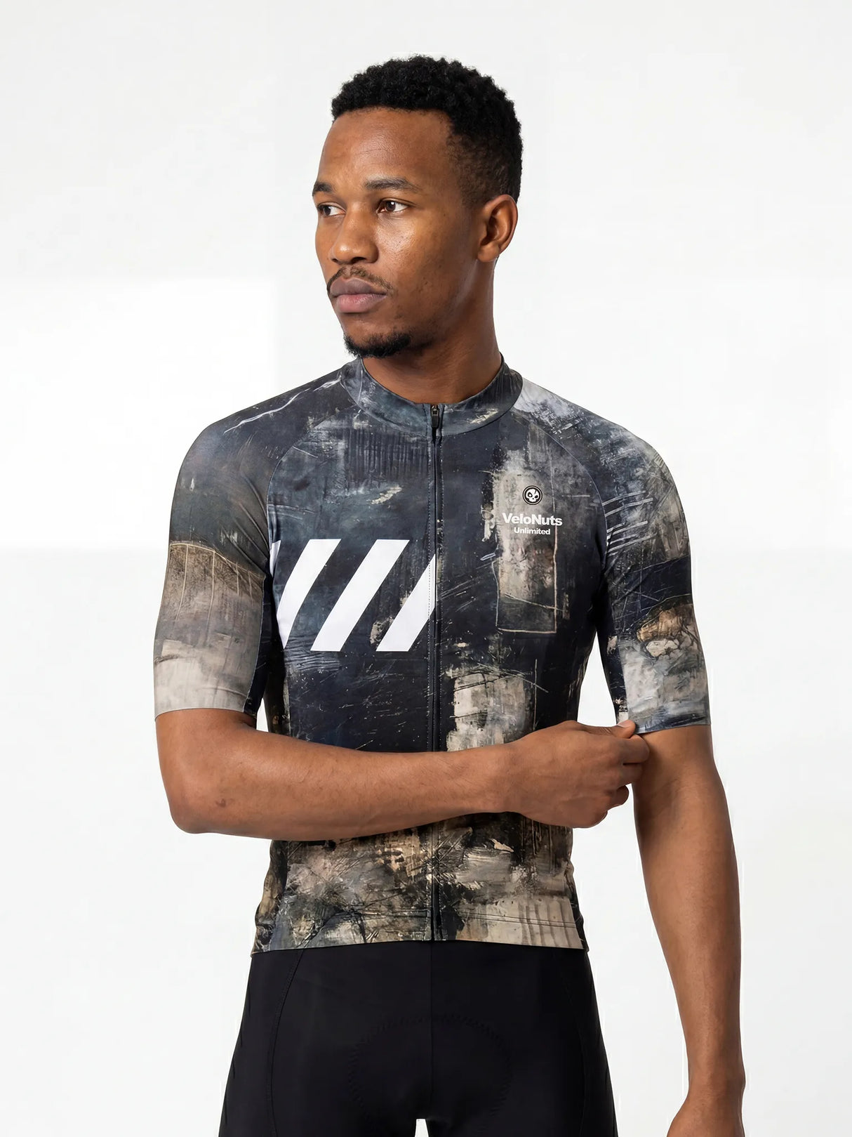 Herren-Radtrikot Urban Camo