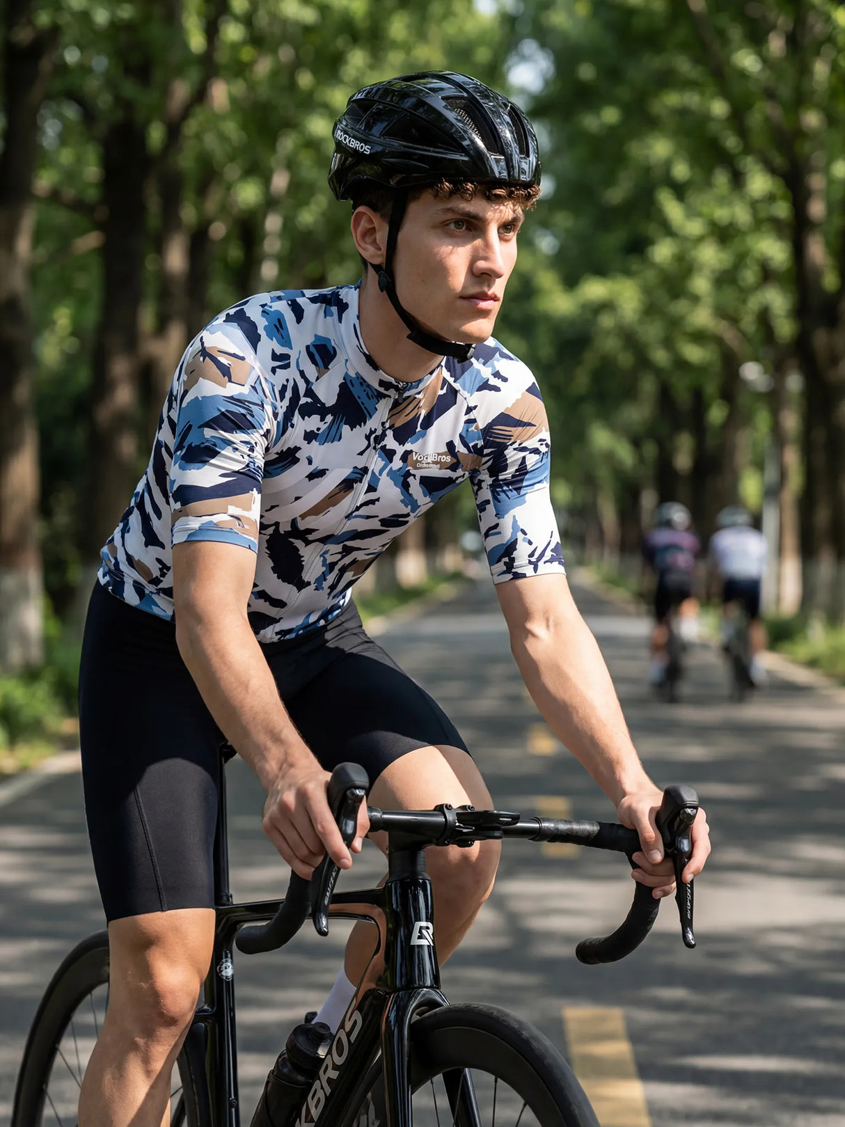Herren-Radtrikot Urban Camo