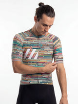 Herren-Radtrikot Retro Signal