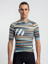 Herren-Radtrikot Retro Signal