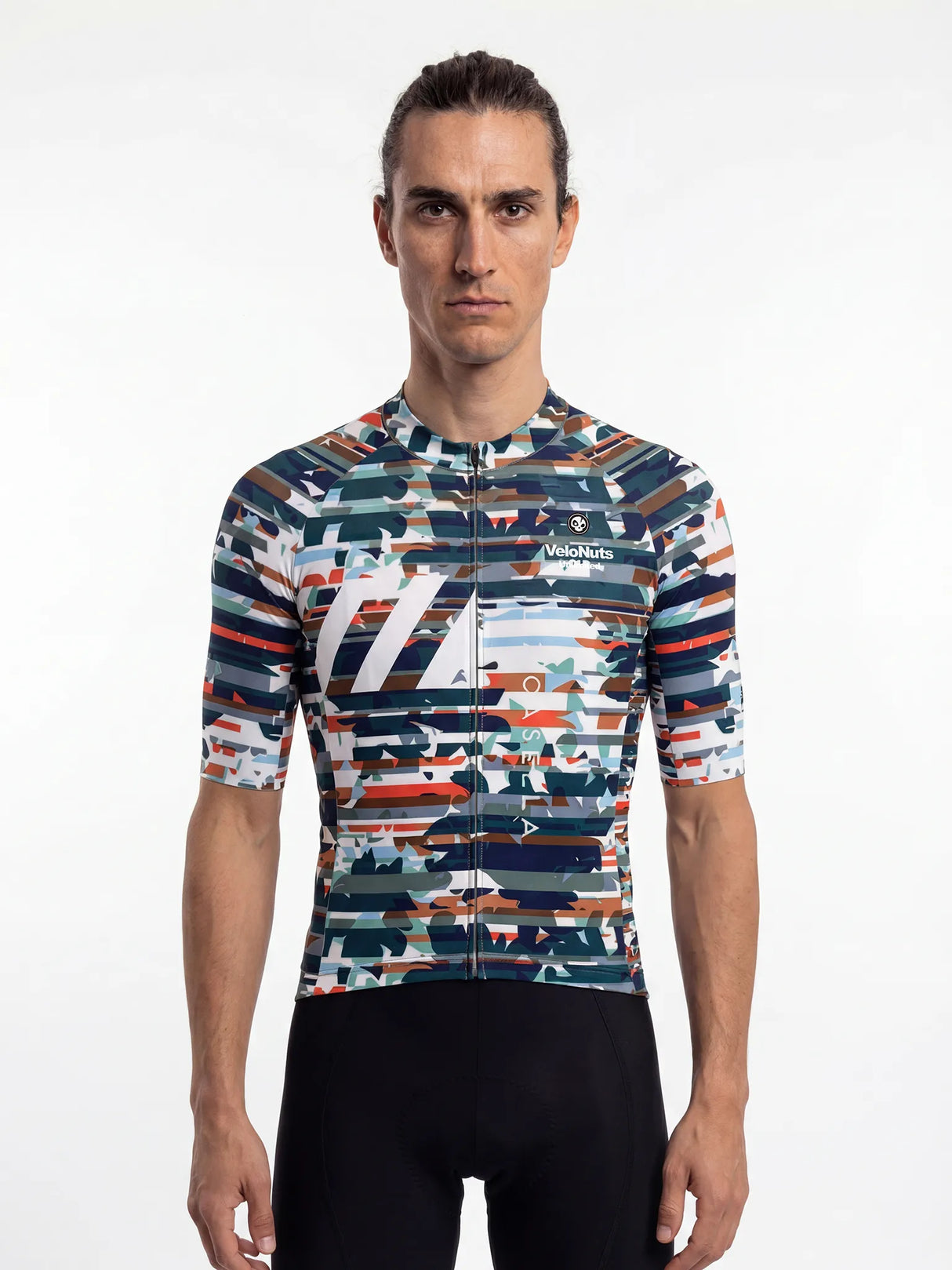Herren-Radtrikot Urban Camo