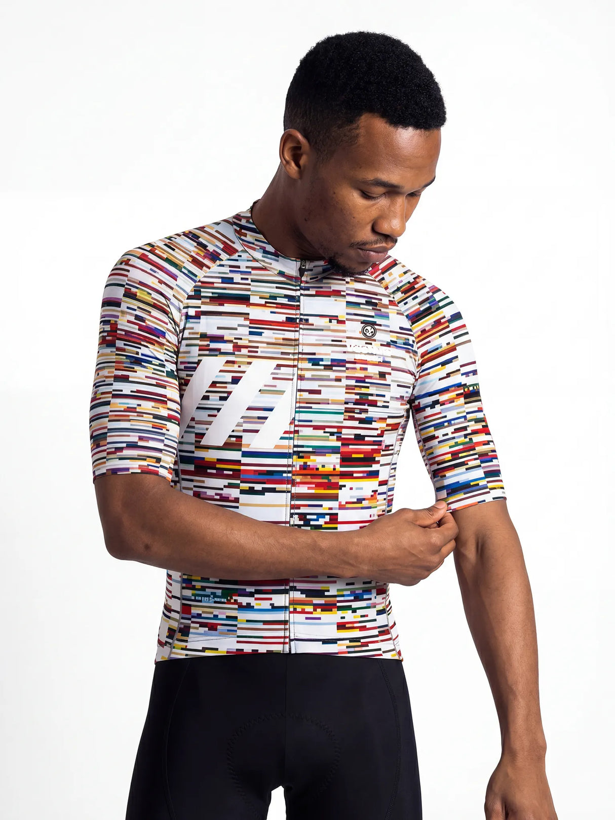 Herren-Radtrikot Pixel Riot