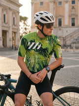 Herren-Radtrikot mit Straßengraffiti