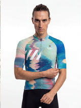 Herren-Radtrikot mit Straßengraffiti