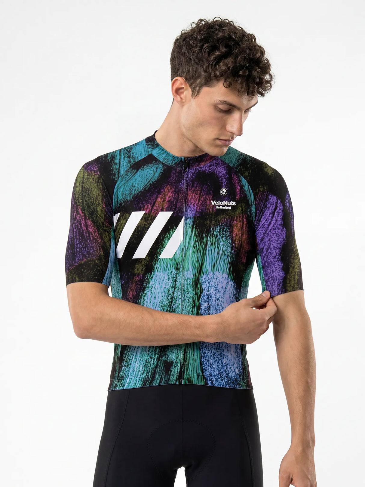 Herren-Radtrikot mit Straßengraffiti
