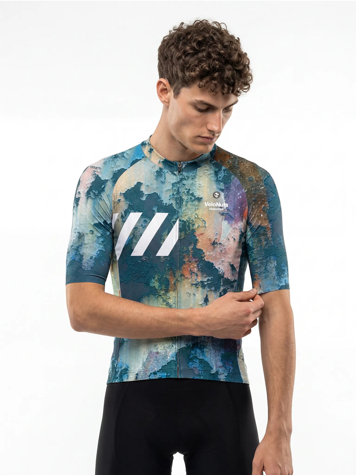 Herren-Radtrikot Retro Signal
